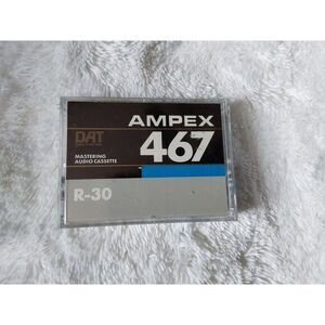 Vintage Audio‎ Cassette AMPEX 467 R-30 Rare From USA Brand New *
